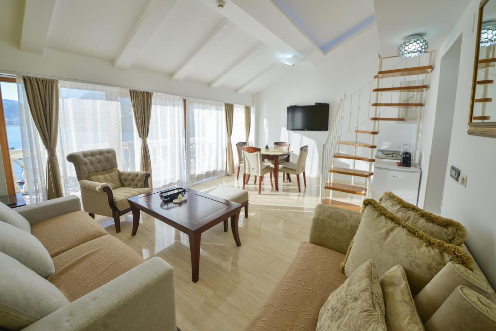 Przno Luxury Apartments Sveti Stefan Ruang foto